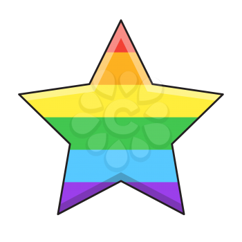 Royalty-free Clipart Image Part of a Pride Month Set