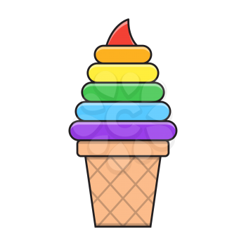 Royalty-free Clipart Image Part of a Pride Month Set
