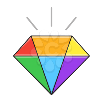 Royalty-free Clipart Image Part of a Pride Month Set