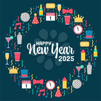 Royalty-Free Clipart Image for New Year