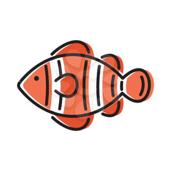 Royalty-free Clipart Image of a Fish