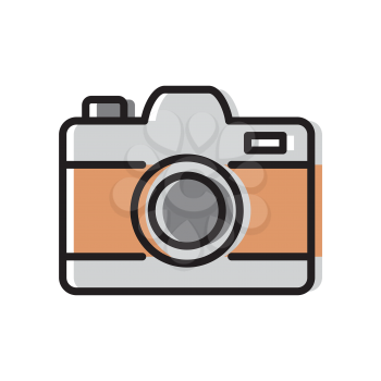 Royalty-Free Clipart Image of a Camera