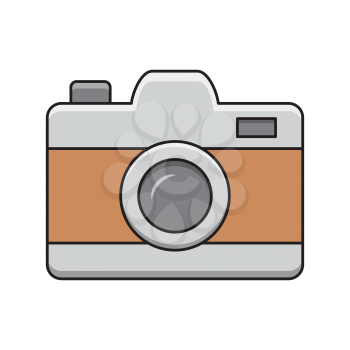 Royalty-Free Clipart Image of a Camera