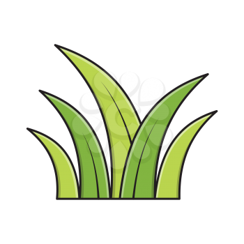 Royalty-Free Clipart Image of Grass
