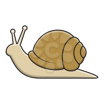 Royalty-Free Clipart Image Of A Snail