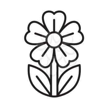 Royalty-free Clipart Image of a Flower