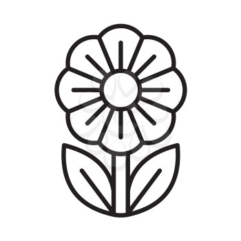 Royalty-free Clipart Image of a Flower