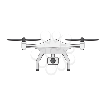 Royalty-free Clipart Image of a Drone