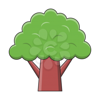 Royalty-Free Clipart Image of a Tree