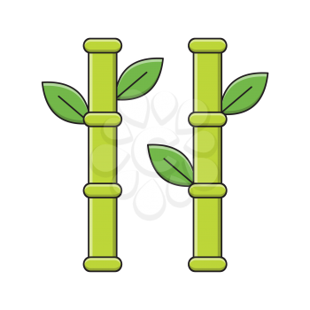 Royalty-Free Clipart Image of Bamboo