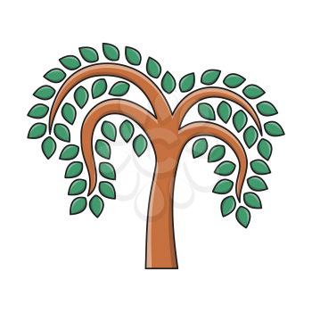 Royalty-Free Clipart Image of a Tree