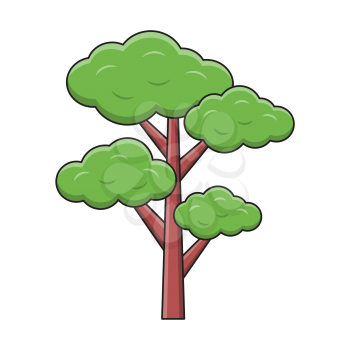 Royalty-Free Clipart Image of a Tree