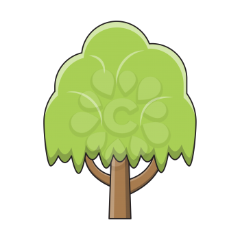 Royalty-Free Clipart Image of a Tree