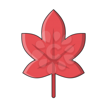 Royalty-Free Clipart Image of a Leaf