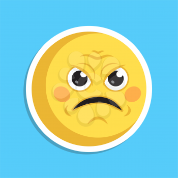 Royalty-Free Clipart Image of an Emoji