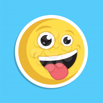 Royalty-Free Clipart Image of an Emoji