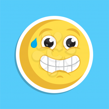 Royalty-Free Clipart Image of an Emoji