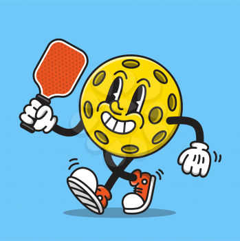 Royalty-Free Clipart Image for Pickleball
