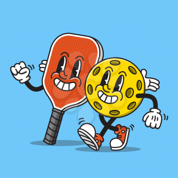 Royalty-Free Clipart Image for Pickleball