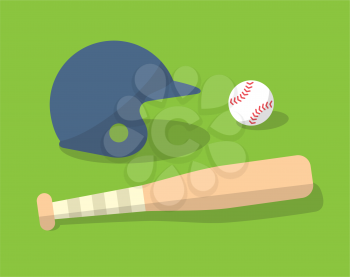 Royalty-Free Cliprt Image of a Baseball Set 