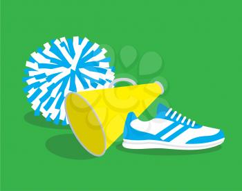 Royalty-free Clipart Image for Cheerleader Elements