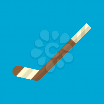 Royalty-Free Clipart Image of a Hockey Stick