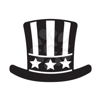 Royalty-Free Clipart Image of a 4th of July Hat