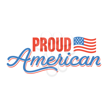 Royalty-Free Clipart Image - Proud American