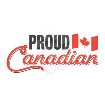 Royalty-Free Clipart Image  - Proud Canadian