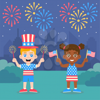 Royalty-Free Clipart Image Part of a 4th of July Set