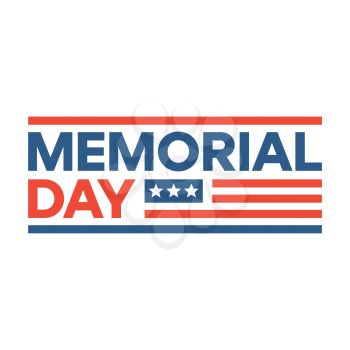 Royalty-Free Clipart Image Part of a Memorial Day Set