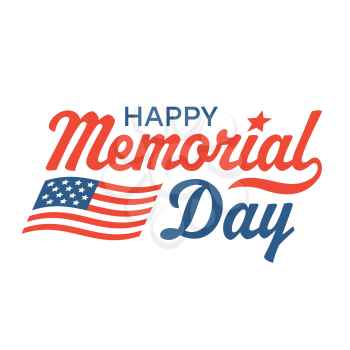 Royalty-Free Clipart Image Part of a Memorial Day Set