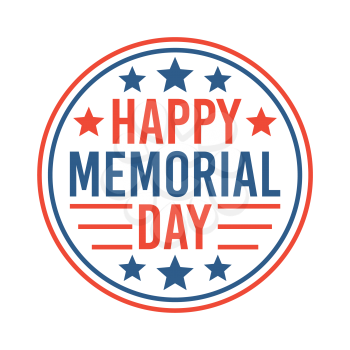 Royalty-Free Clipart Image Part of a Memorial Day Set