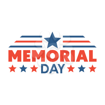 Royalty-Free Clipart Image Part of a Memorial Day Set