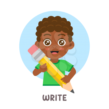 Royalty-free Vector Illustration for Back to School - Write