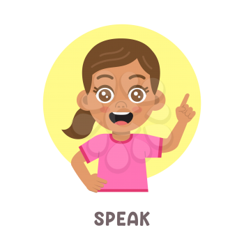 Royalty-free Vector Illustration for Back to School - Speak