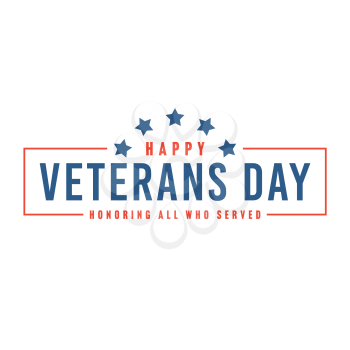 Royalty-free clipart image for Veterans Day