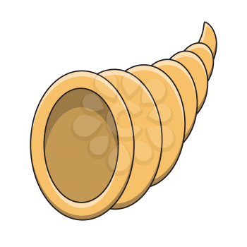 Royalty-free Clipart Image of a Cornucopia