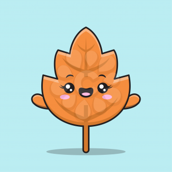 Royalty-free Clipart Image of a Leaf
