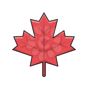 Royalty-free Clipart Image of a Leaf