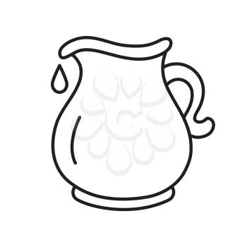 Royalty-Free Clipart Image for Hanukkah  - Jug