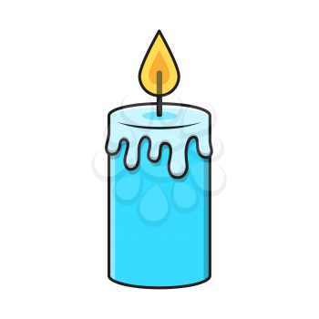 Royalty-Free Clipart Image for Hanukkah  - Candle