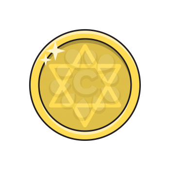 Royalty-Free Clipart Image for Hanukkah  - Star of David