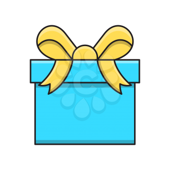 Royalty-Free Clipart Image for Hanukkah - Gift Box