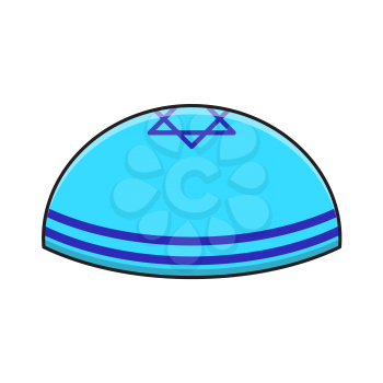 Royalty-Free Clipart Image for Hanukkah  - Yarmulke