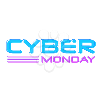 Royalty-free Clipart Image for Cyber Monday