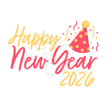 Royalty-Free Clipart Image - Happy New Year 2026