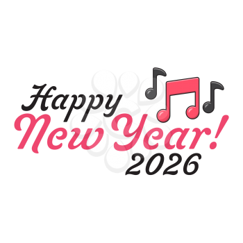 Royalty-Free Clipart Image - Happy New Year 2026