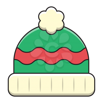 Royalty-Free Clipart Image Part of a Winter Set - Hat