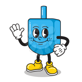 Royalty-Free Clipart Image Part of a Hanukkah Set